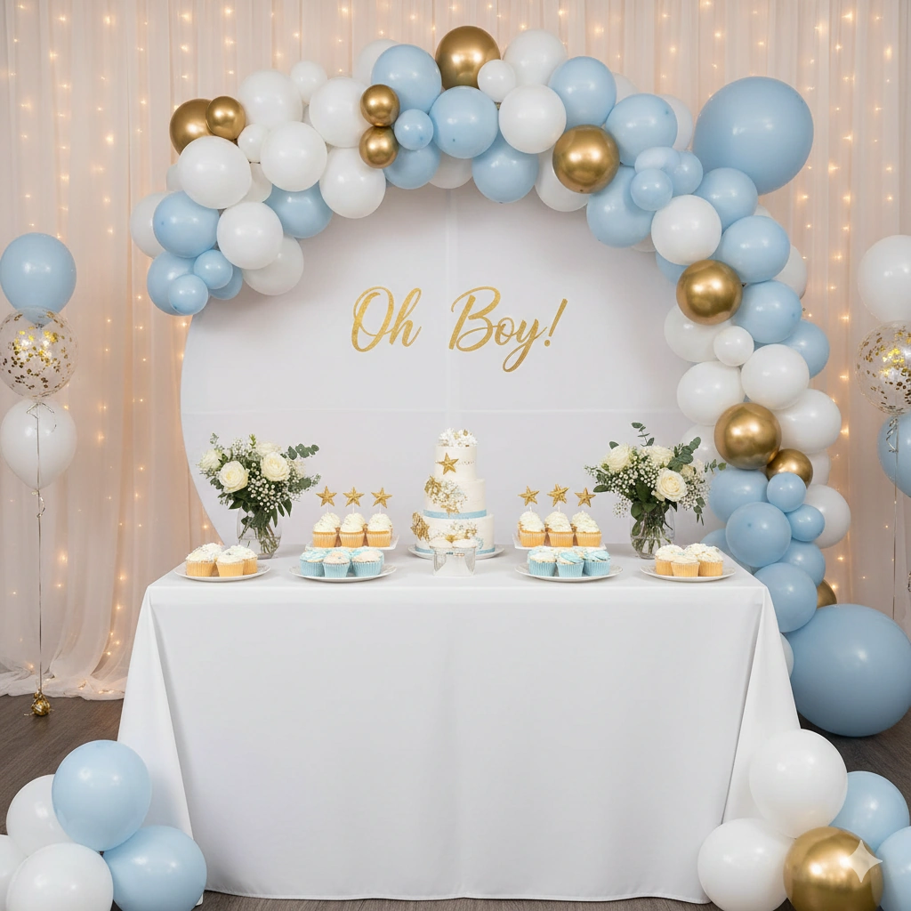 “Twinkle Twinkle” Baby Shower Setup