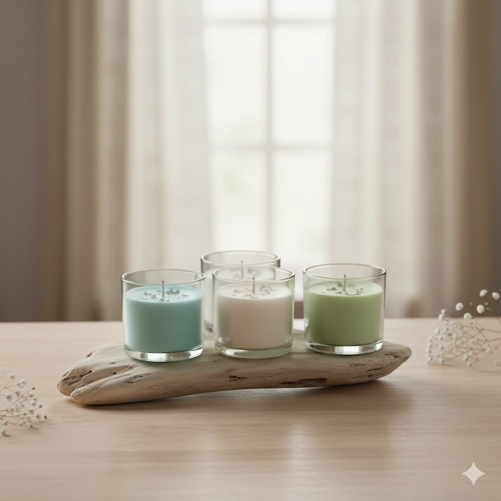 Sea Salt & Sage Votive Set