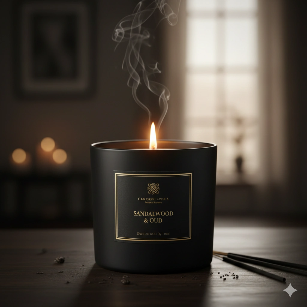 Sandalwood & Oud Luxury Candle